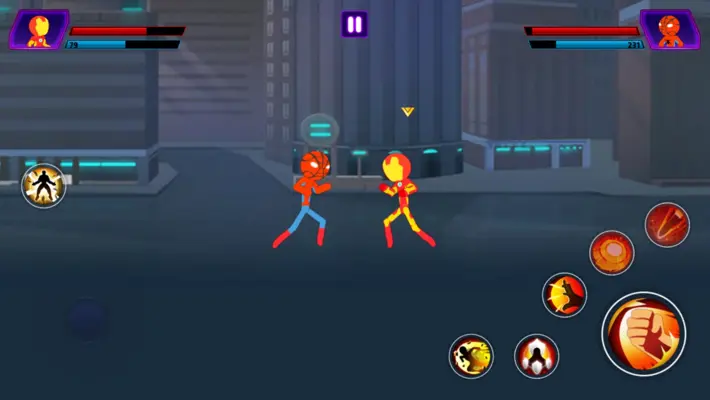 Super Stickman Heroes Fight android App screenshot 2